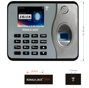 Máy chấm công vân tay giá rẻ 6300Pro-Wifi